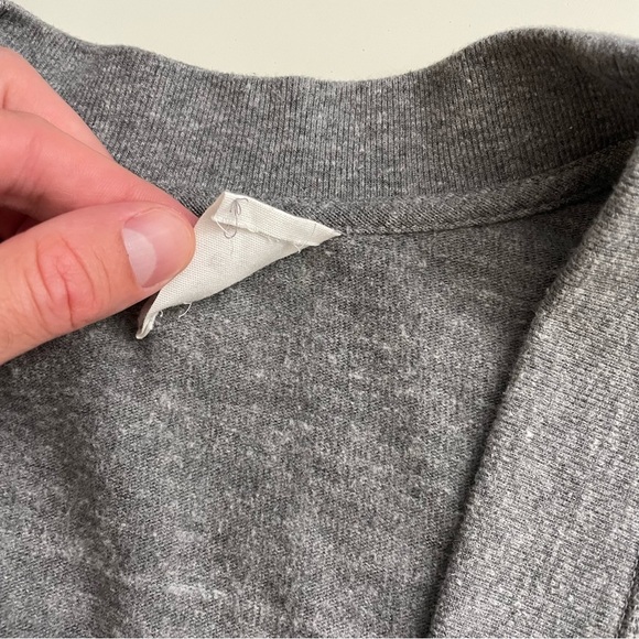 AG Jeans Adriano Goldschmied Men’s Button Cardigan Sweater Gray Size Medium - Picture 7 of 9